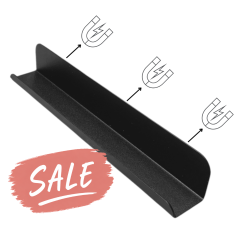 Magneetbord plankje | Zwart 