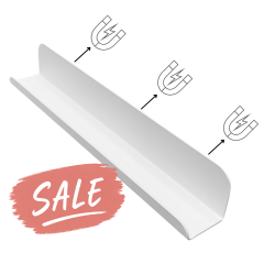 Magneetbord plankje | Wit