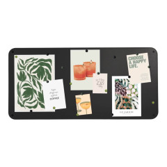 Magneetbord XALA | 102x49cm Zwart