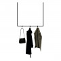Zwart stalen plafond kapstok 100cm MOOYS - HOYA living ( handdoekenrek - kledingrek)