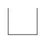 Zwart stalen plafond kapstok 100cm MOOYS - HOYA living ( handdoekenrek - kledingrek)
