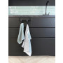 Handdoekstang over keukenkastdeur - Zwart | incl. 2x S-haak hangers