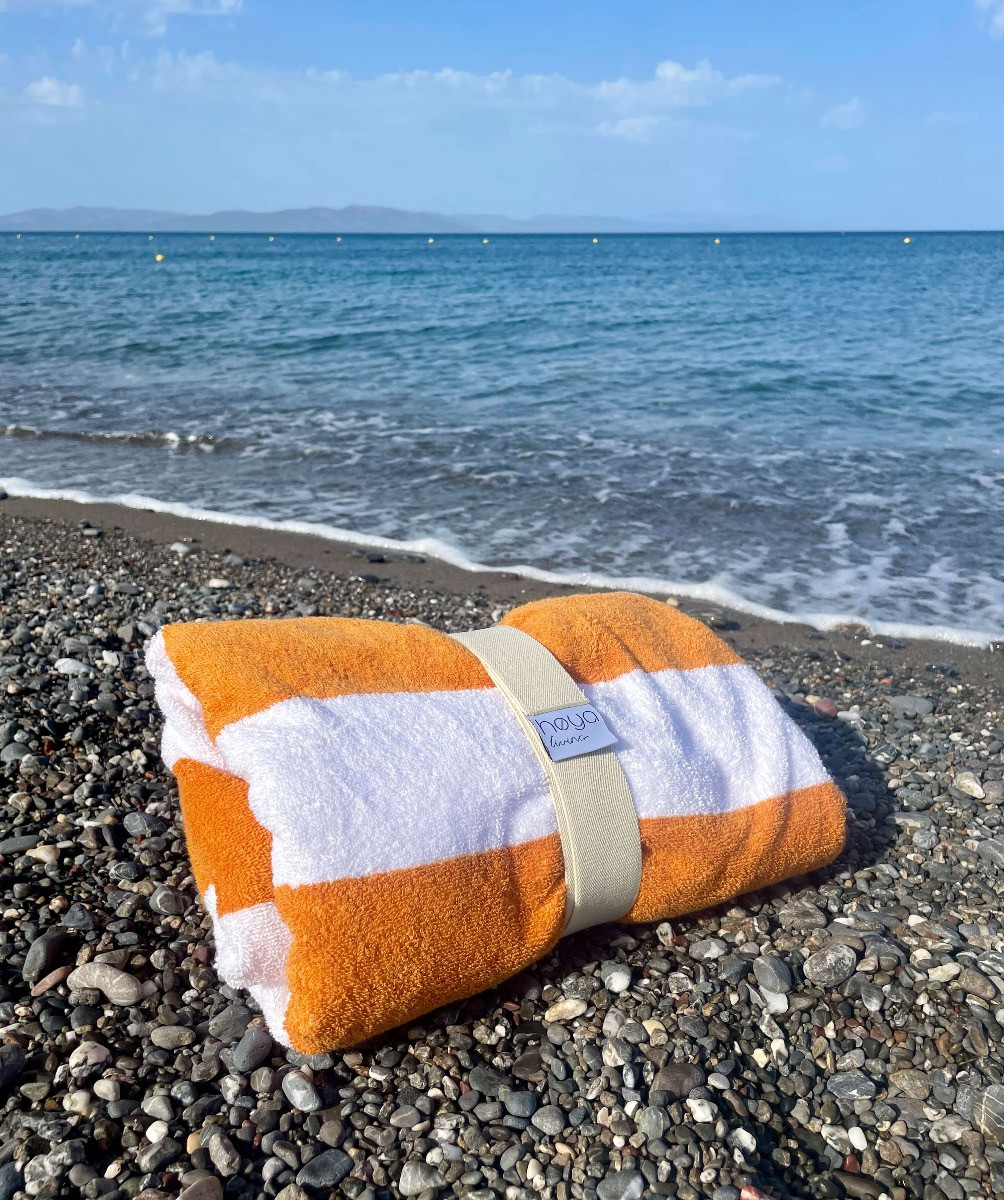 Strandhanddoek elastiek band | Sand