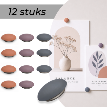 Posters + magneten - salmon/heather/grey