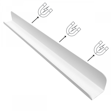 Magneetbord plankje- Wit 28cm  