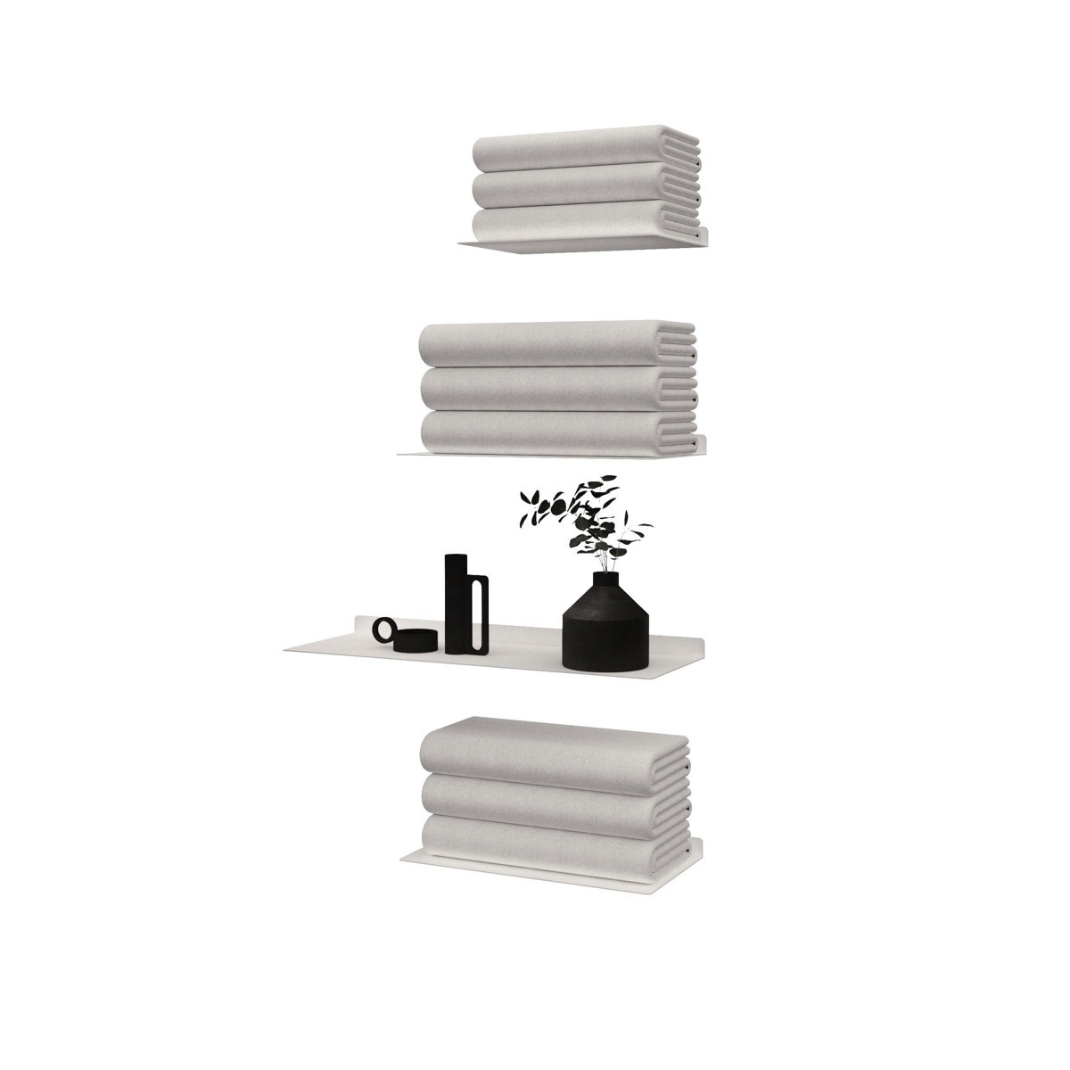VOY White | badhanddoek plank
